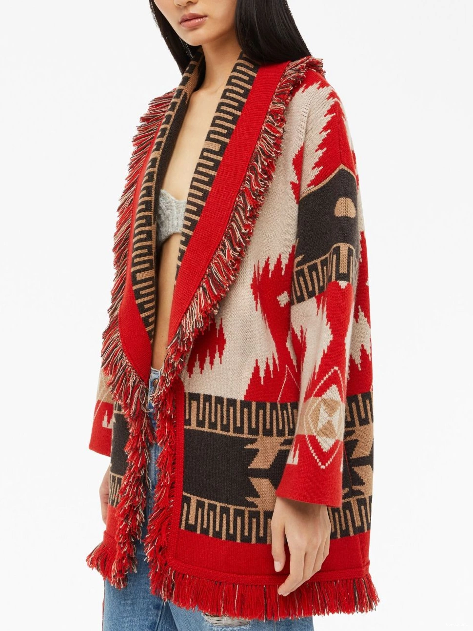 Affordable cashmere Icon cardigan Alanui jacquard Women 0730